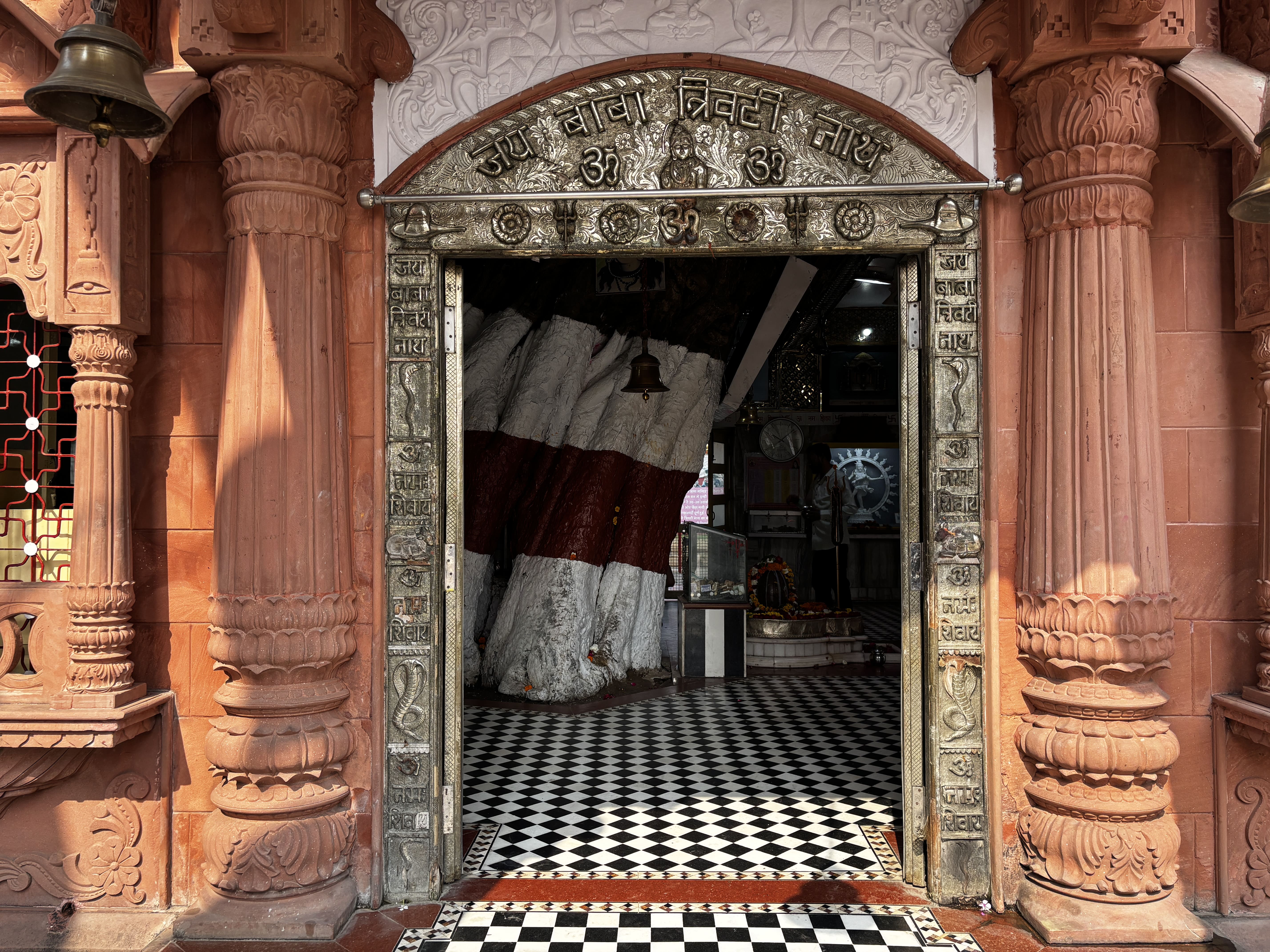 Trivati Nath Temple Bareilly inside main Shivalinga